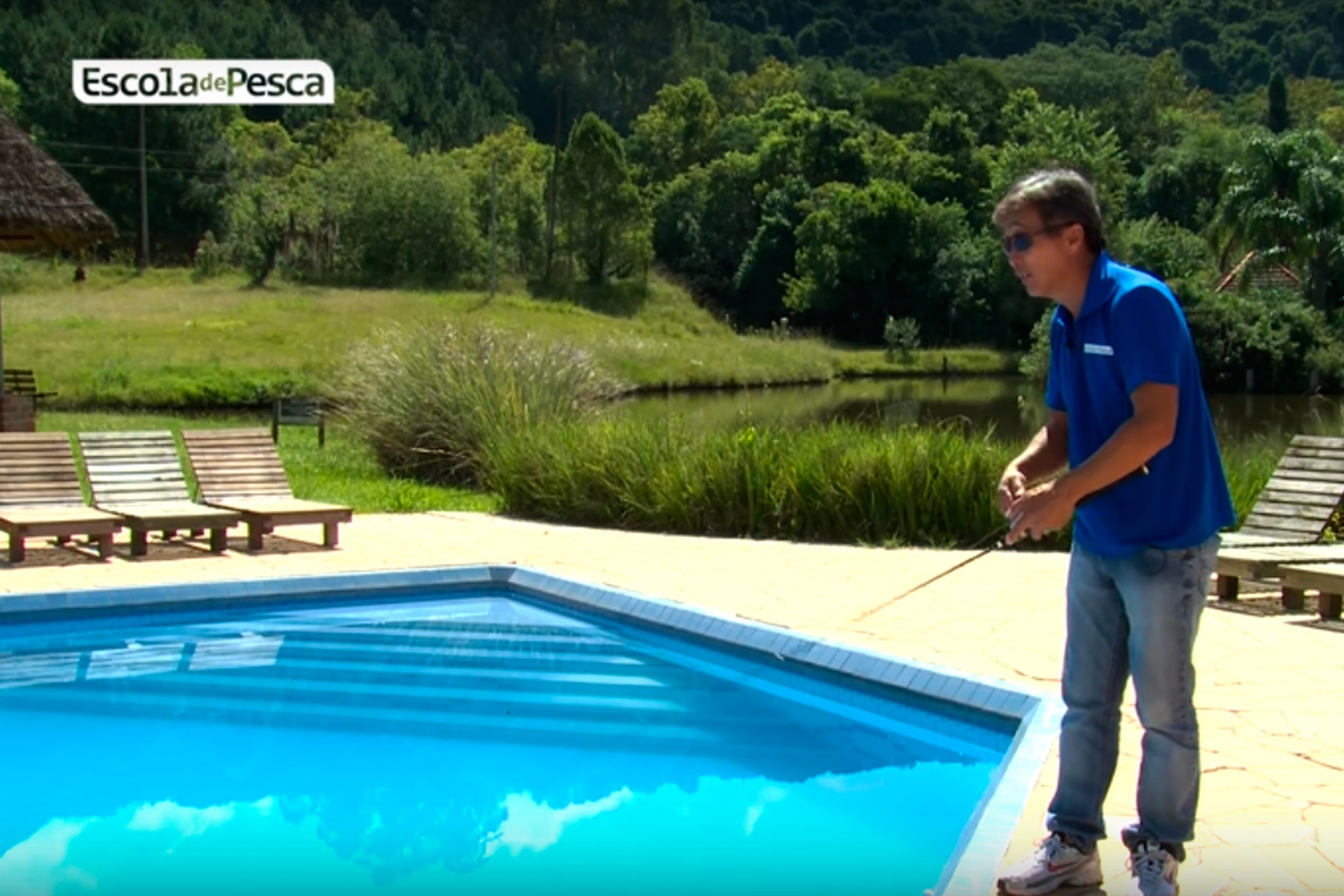 Nelson Nakamura ensina a Pescar Tucunar&eacute; com Magic Stick (superf&iacute;cie)  - FISH TV - Na escola de Pesca, Nelson Nakamura demonstra o trabalho da isca de superf&iacute;cie Magic Stick